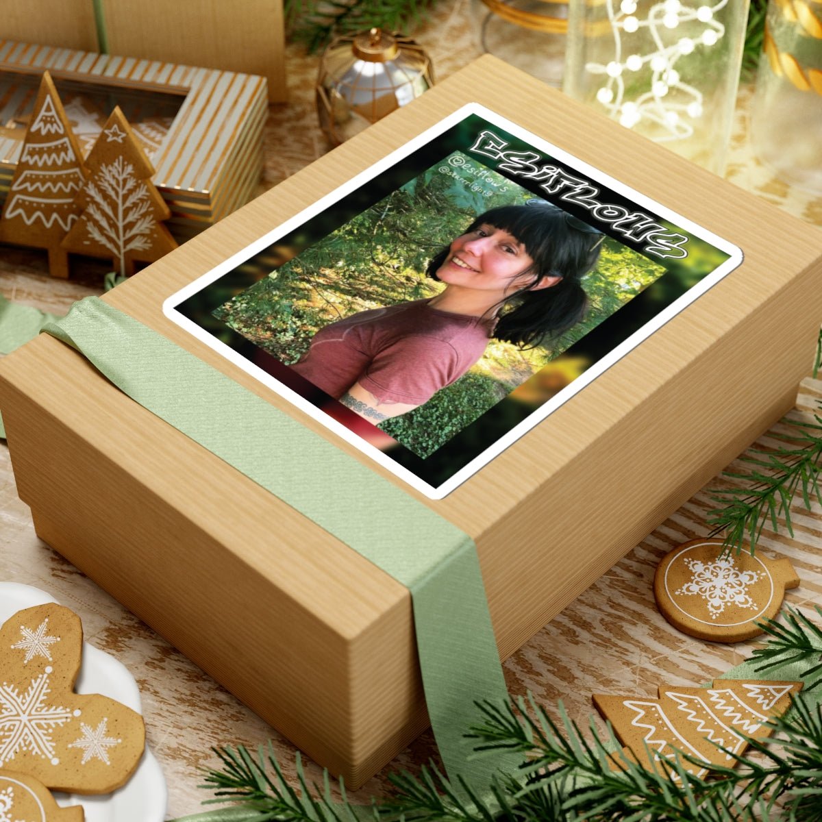 "EsiFlows Swag" | ***[Sticker]*** | Esiflows | Beautiful Woman Streetwear Apparel Aesthetic Sticker - EsiFlows