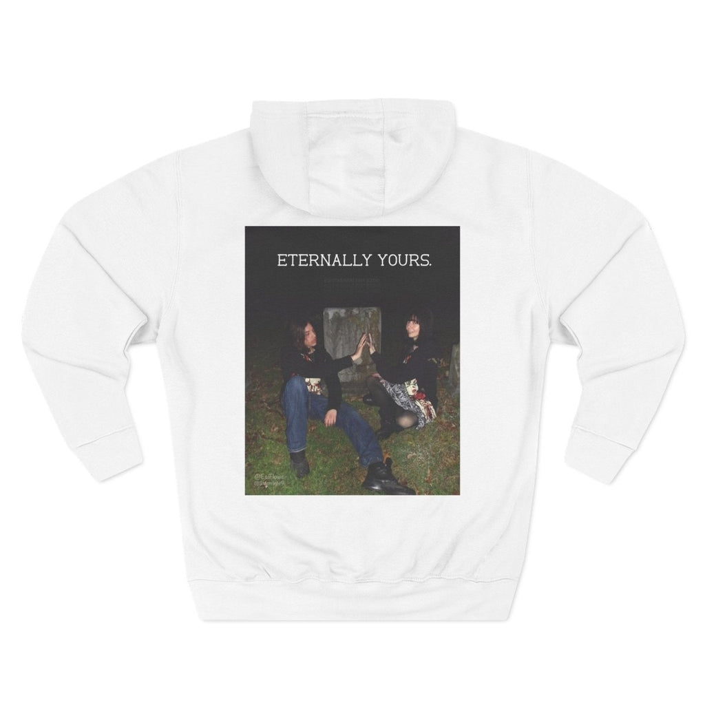 "Eternally Yours" | ***[Fleece Hoodie]*** | Esi Starrrlight Radio x EsiFlows | Cozy Graphic Sweatshirt for Music Lovers & Couples - EsiFlows