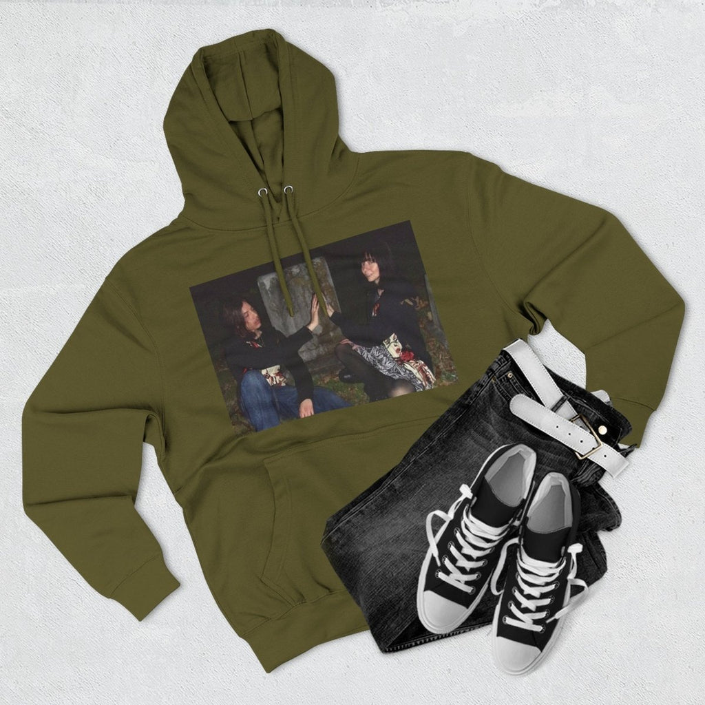 "Eternally Yours" | ***[Fleece Hoodie]*** | Esi Starrrlight Radio x EsiFlows | Cozy Graphic Sweatshirt for Music Lovers & Couples - EsiFlows