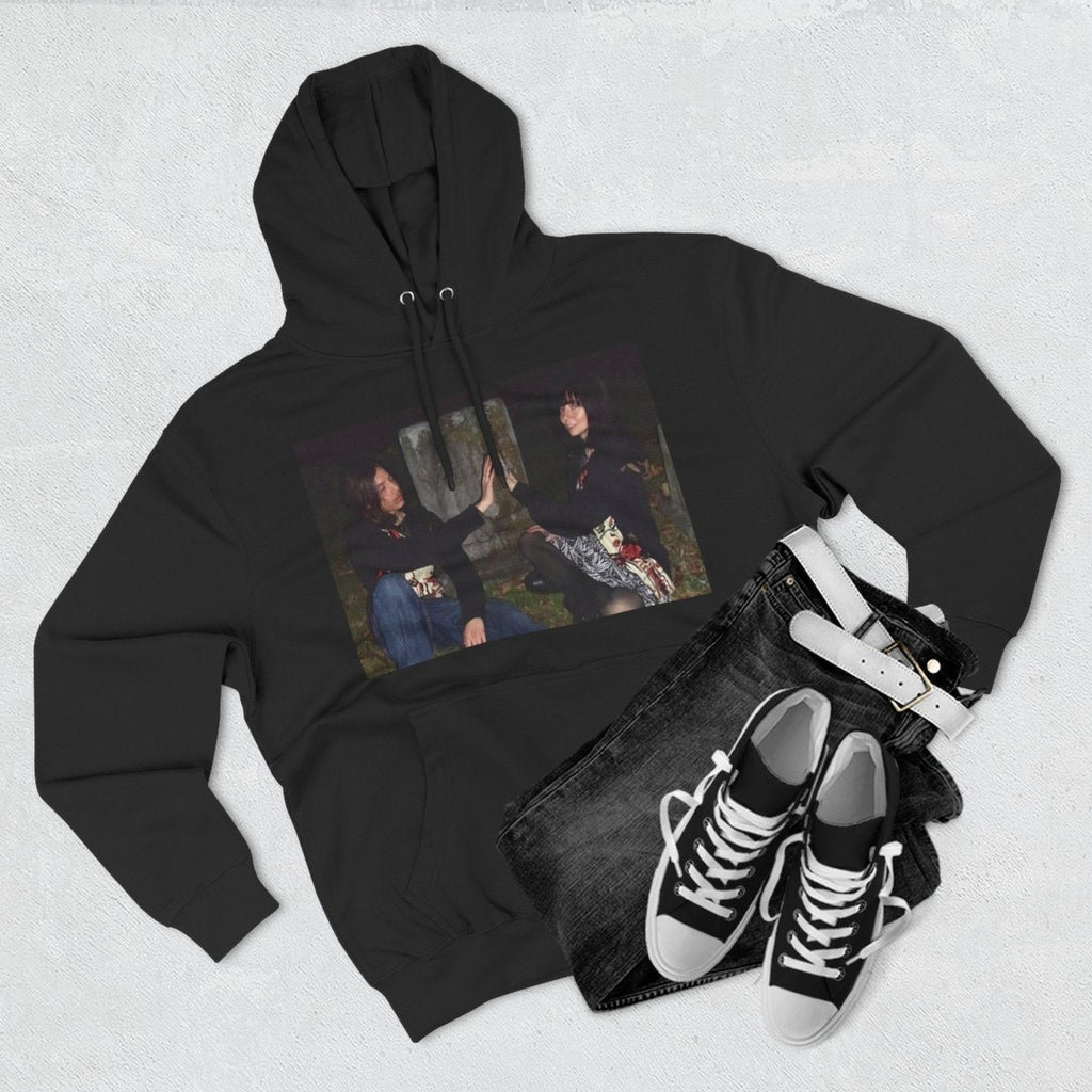 "Eternally Yours" | ***[Fleece Hoodie]*** | Esi Starrrlight Radio x EsiFlows | Cozy Graphic Sweatshirt for Music Lovers & Couples - EsiFlows