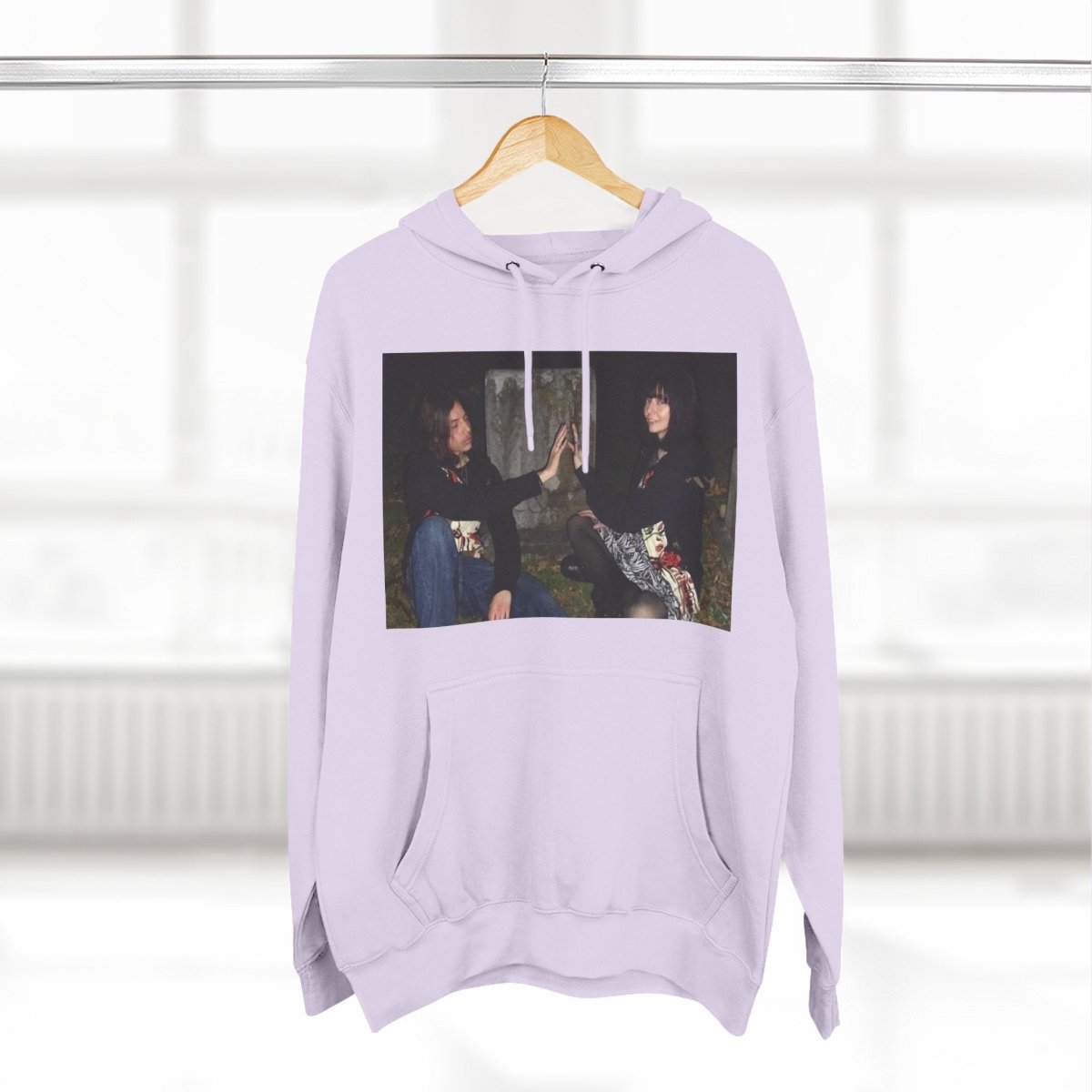 "Eternally Yours" | ***[Fleece Hoodie]*** | Esi Starrrlight Radio x EsiFlows | Cozy Graphic Sweatshirt for Music Lovers & Couples - EsiFlows