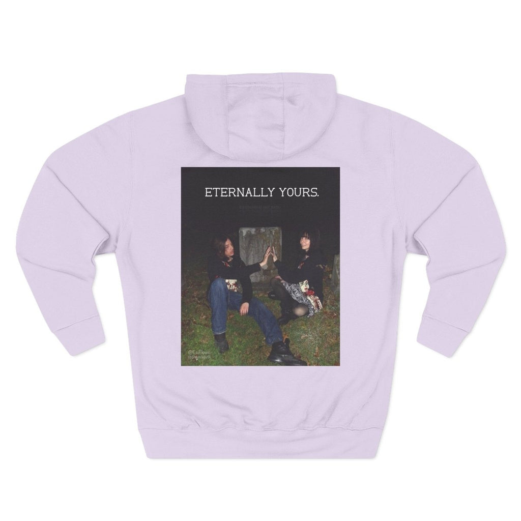 "Eternally Yours" | ***[Fleece Hoodie]*** | Esi Starrrlight Radio x EsiFlows | Cozy Graphic Sweatshirt for Music Lovers & Couples - EsiFlows