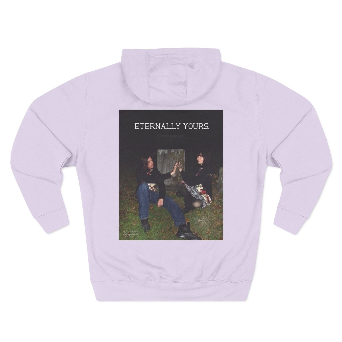 "Eternally Yours" | ***[Fleece Hoodie]*** | Esi Starrrlight Radio x EsiFlows | Cozy Graphic Sweatshirt for Music Lovers & Couples - EsiFlows