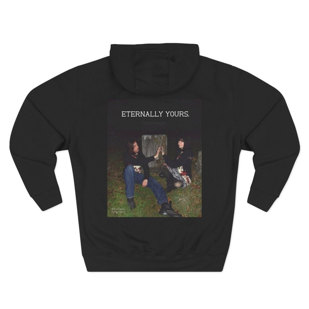 "Eternally Yours" | ***[Fleece Hoodie]*** | Esi Starrrlight Radio x EsiFlows | Cozy Graphic Sweatshirt for Music Lovers & Couples - EsiFlows