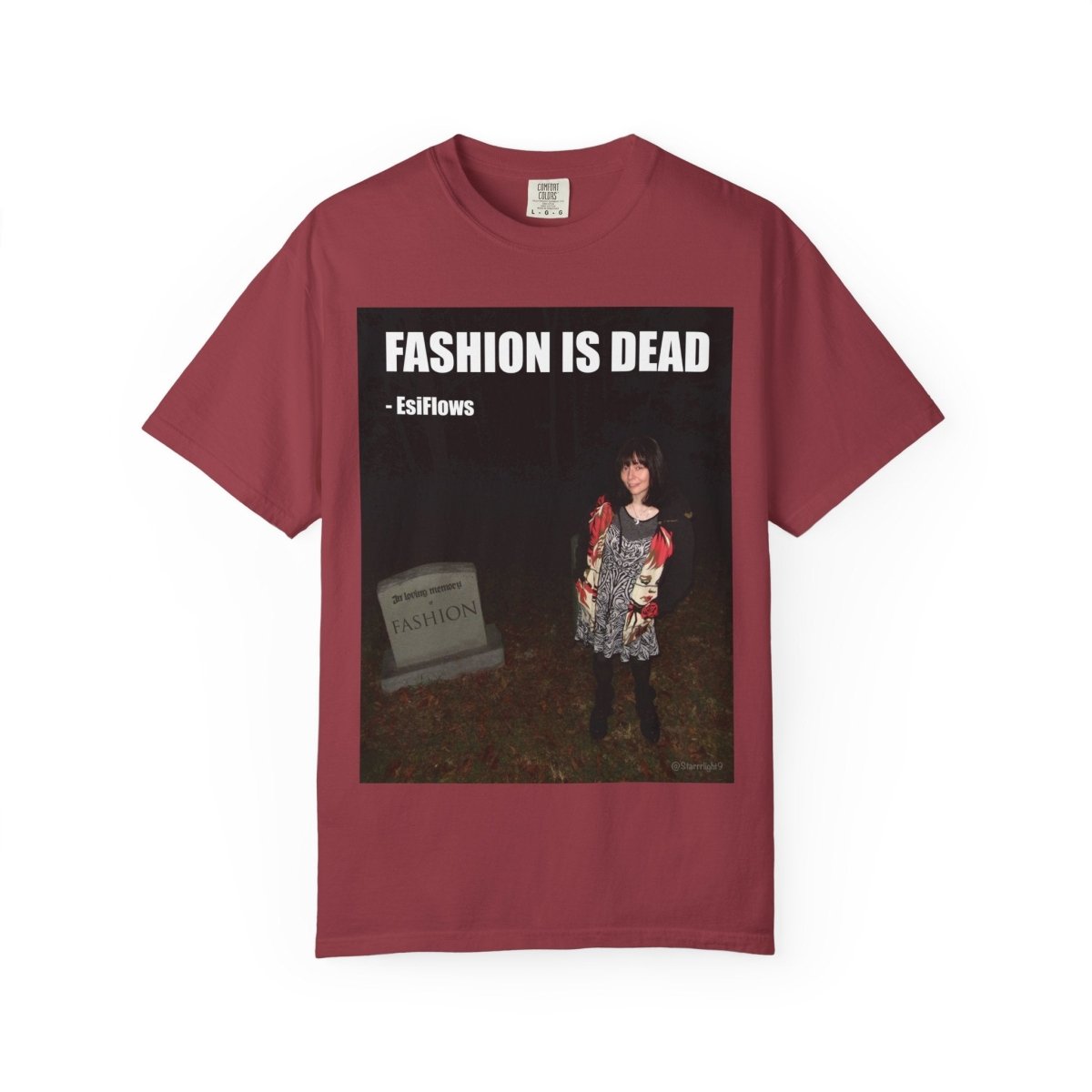 "Fashion Is Dead" | ***[Graphic Tee]*** | EsiFlows | Surreal Cemetary High Fashion Alternative T-Shirt - EsiFlows