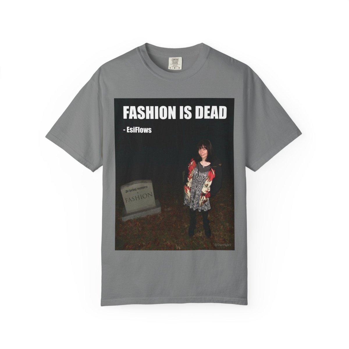 "Fashion Is Dead" | ***[Graphic Tee]*** | EsiFlows | Surreal Cemetary High Fashion Alternative T-Shirt - EsiFlows
