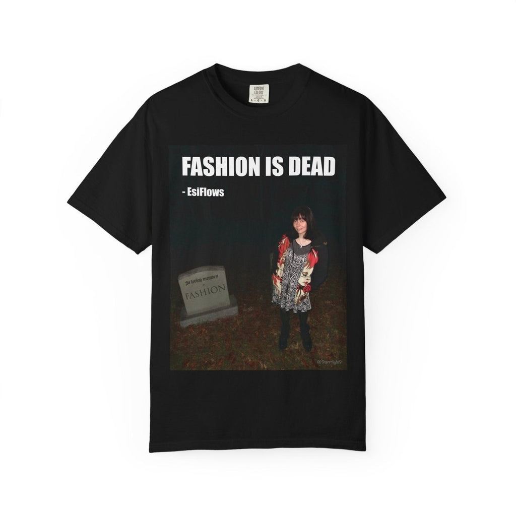 "Fashion Is Dead" | ***[Graphic Tee]*** | EsiFlows | Surreal Cemetary High Fashion Alternative T-Shirt - EsiFlows