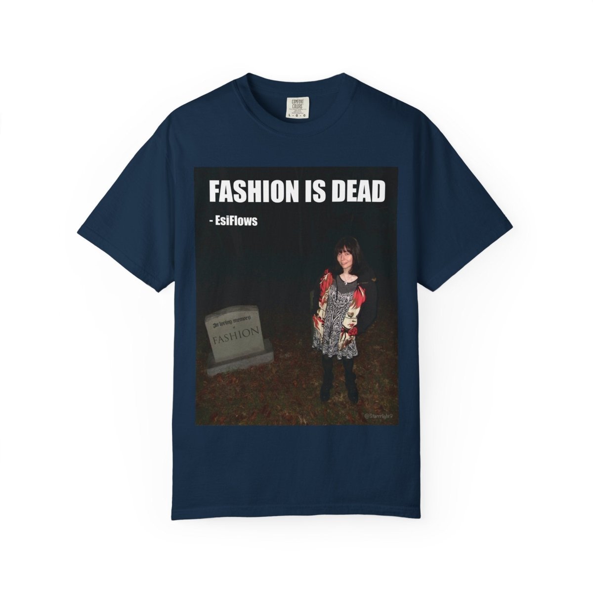 "Fashion Is Dead" | ***[Graphic Tee]*** | EsiFlows | Surreal Cemetary High Fashion Alternative T-Shirt - EsiFlows