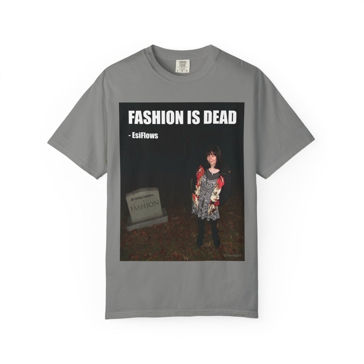 "Fashion Is Dead" | ***[Graphic Tee]*** | EsiFlows | Surreal Cemetary High Fashion Alternative T-Shirt - EsiFlows