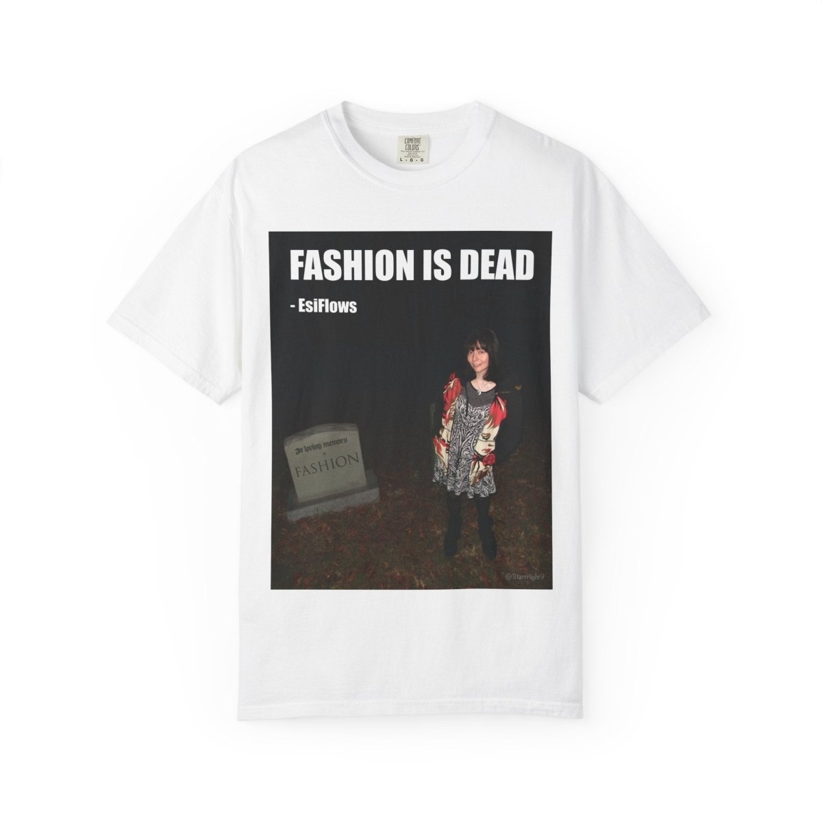 "Fashion Is Dead" | ***[Graphic Tee]*** | EsiFlows | Surreal Cemetary High Fashion Alternative T-Shirt - EsiFlows