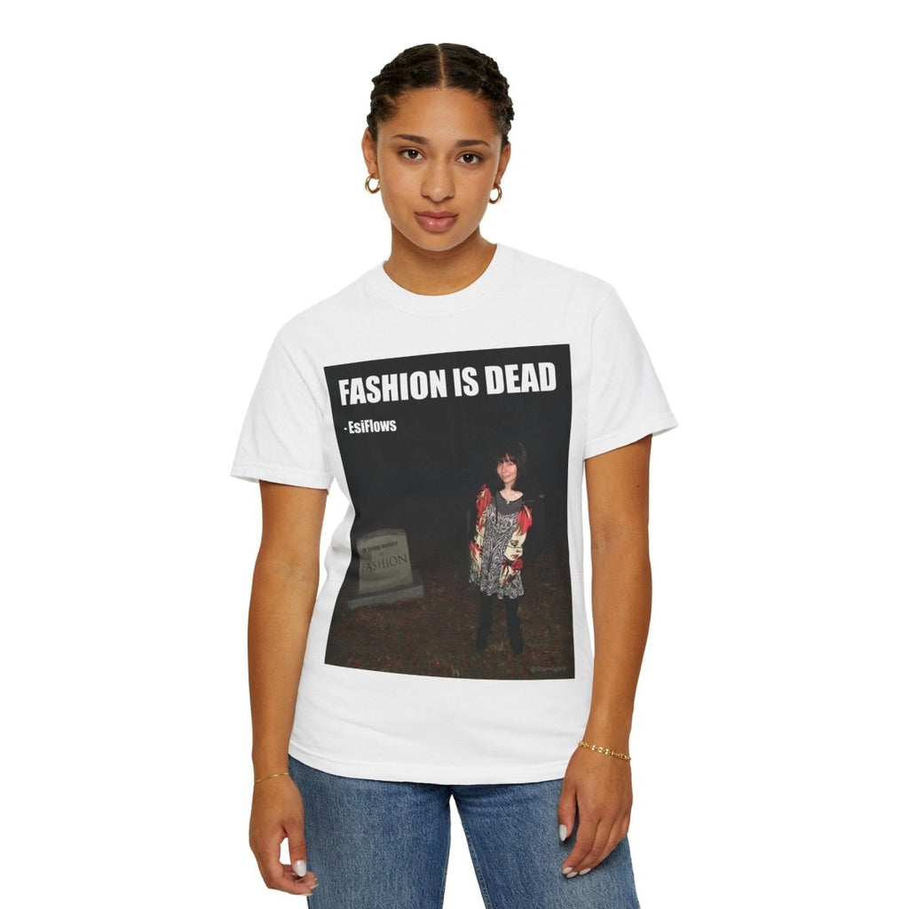 "Fashion Is Dead" | ***[Graphic Tee]*** | EsiFlows | Surreal Cemetary High Fashion Alternative T-Shirt - EsiFlows