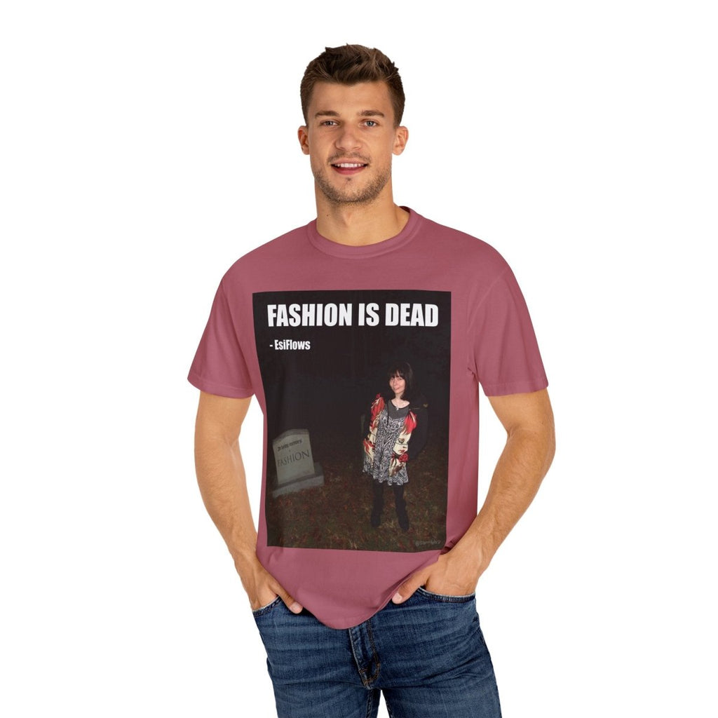 "Fashion Is Dead" | ***[Graphic Tee]*** | EsiFlows | Surreal Cemetary High Fashion Alternative T-Shirt - EsiFlows