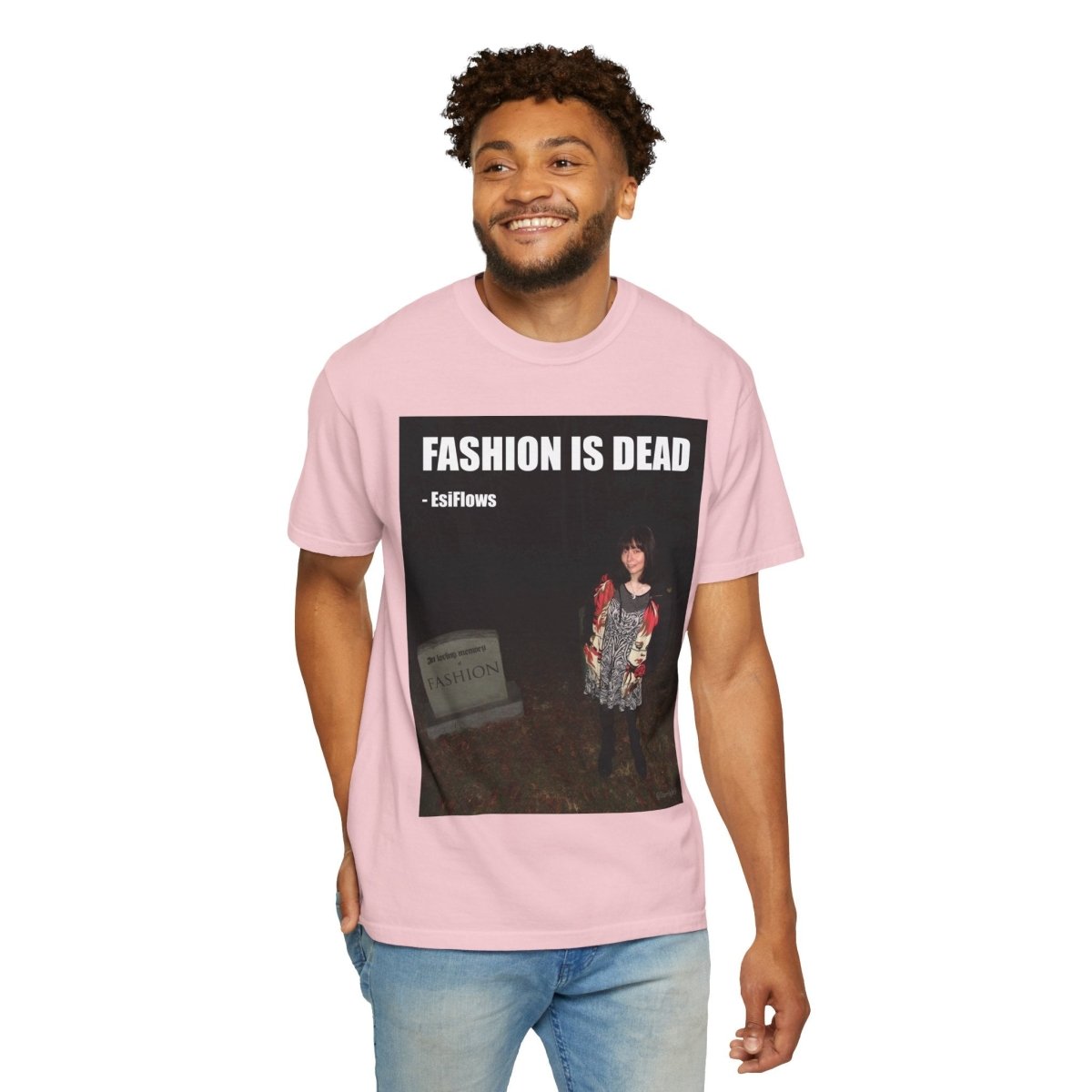 "Fashion Is Dead" | ***[Graphic Tee]*** | EsiFlows | Surreal Cemetary High Fashion Alternative T-Shirt - EsiFlows