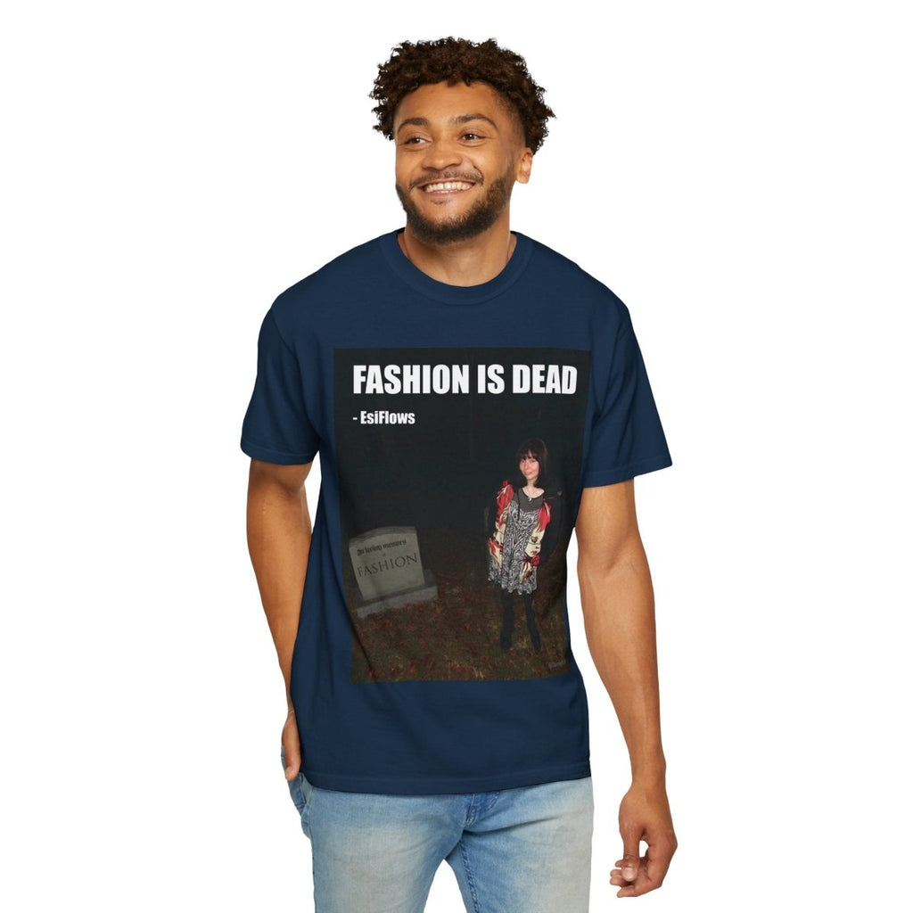 "Fashion Is Dead" | ***[Graphic Tee]*** | EsiFlows | Surreal Cemetary High Fashion Alternative T-Shirt - EsiFlows