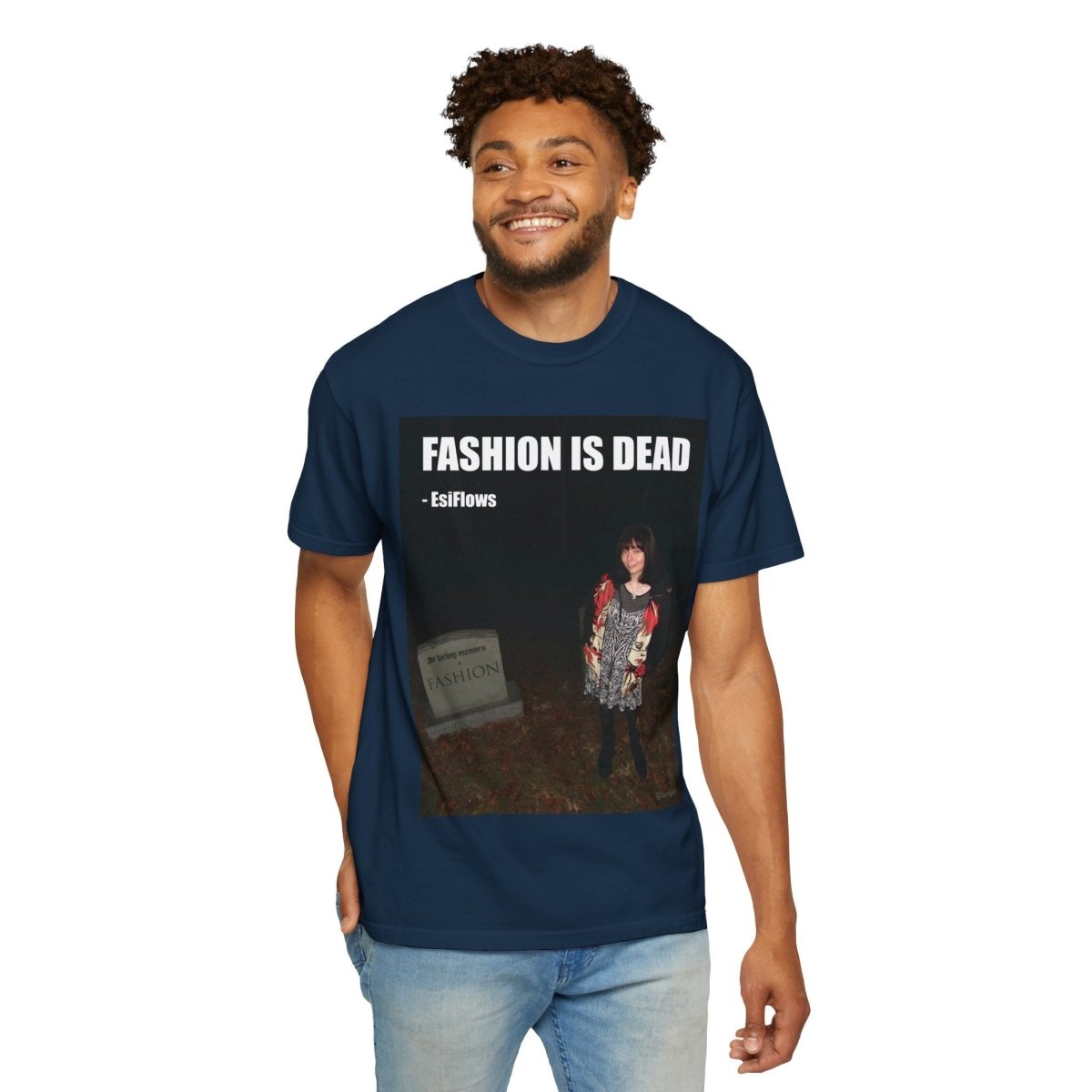 "Fashion Is Dead" | ***[Graphic Tee]*** | EsiFlows | Surreal Cemetary High Fashion Alternative T-Shirt - EsiFlows