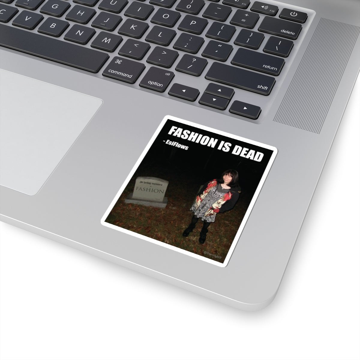 "Fashion Is Dead" | ***[Sticker]*** | EsiFlows | Surreal Cemetary High Fashion Alternative Stickers - EsiFlows