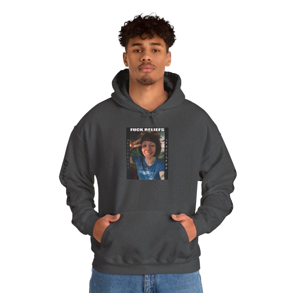"FUCK BELIEFS" | ***[Hoodie]*** | EsiFlows | Bold Statement Question Reality Aesthetic Based Streetwear - EsiFlows