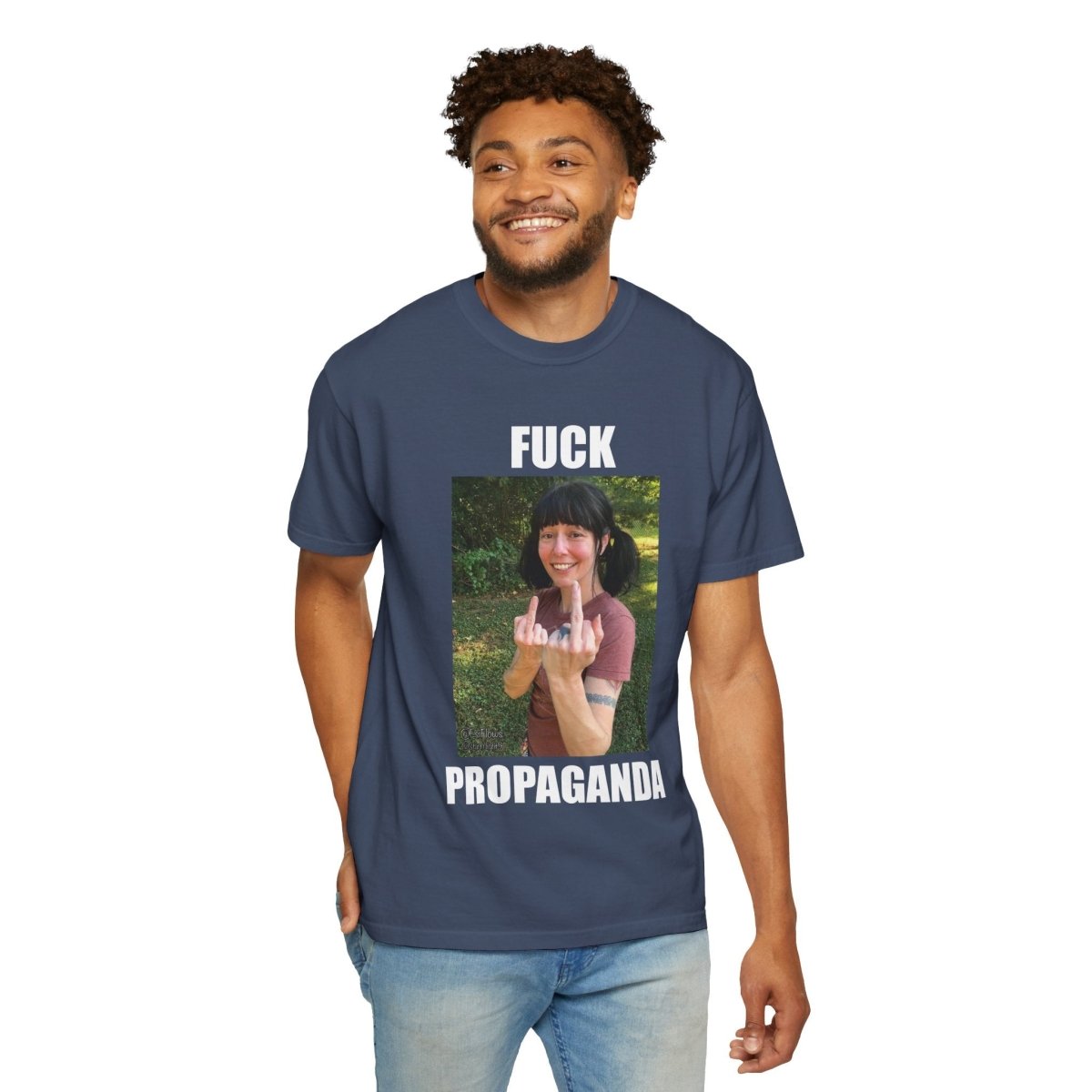 "Fuck Propaganda" | ***[Graphic Tee]*** | EsiFlows | Feisty High Fashion Alternative T-Shirt - EsiFlows