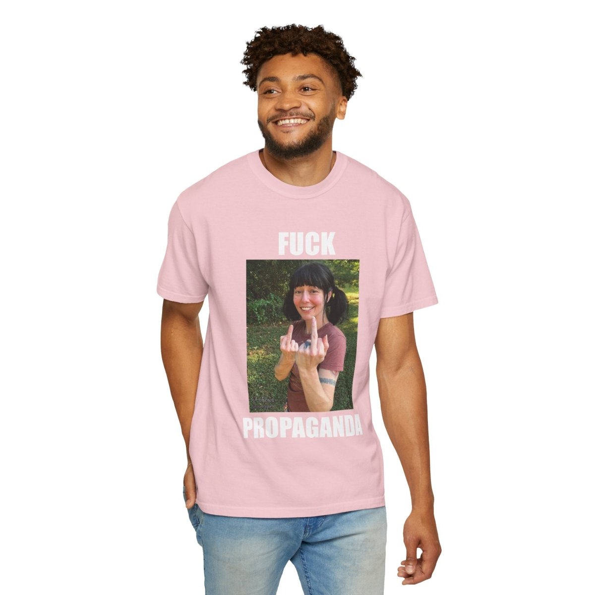 "Fuck Propaganda" | ***[Graphic Tee]*** | EsiFlows | Feisty High Fashion Alternative T-Shirt - EsiFlows