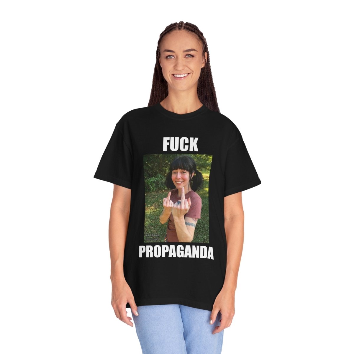 "Fuck Propaganda" | ***[Graphic Tee]*** | EsiFlows | Feisty High Fashion Alternative T-Shirt - EsiFlows