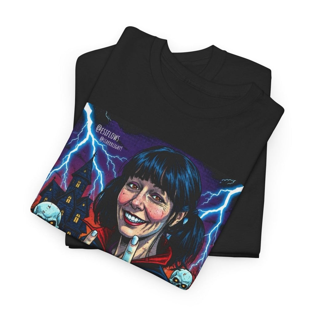 "Halloween EsiFlows" | ***[Heavy Graphic Tee]*** | EsiFlows | Spooky Skeletons Graphic Unisex Heavy Cotton Tee Shirt - EsiFlows