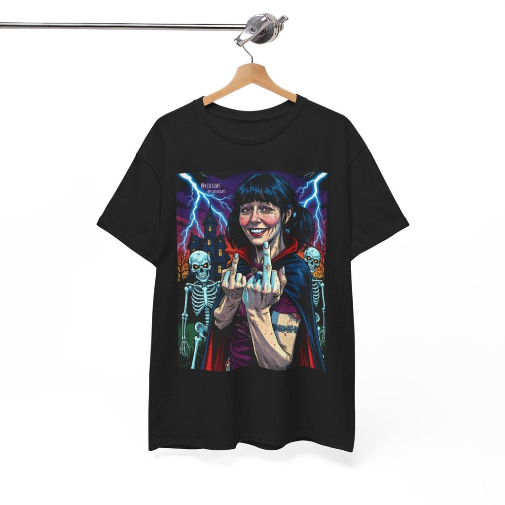 "Halloween EsiFlows" | ***[Heavy Graphic Tee]*** | EsiFlows | Spooky Skeletons Graphic Unisex Heavy Cotton Tee Shirt - EsiFlows