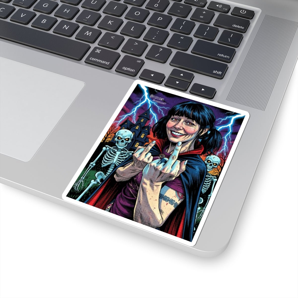 "Halloween EsiFlows" | ***[Sticker]*** | EsiFlows | Spooky Skeleton Halloween Stickers - EsiFlows