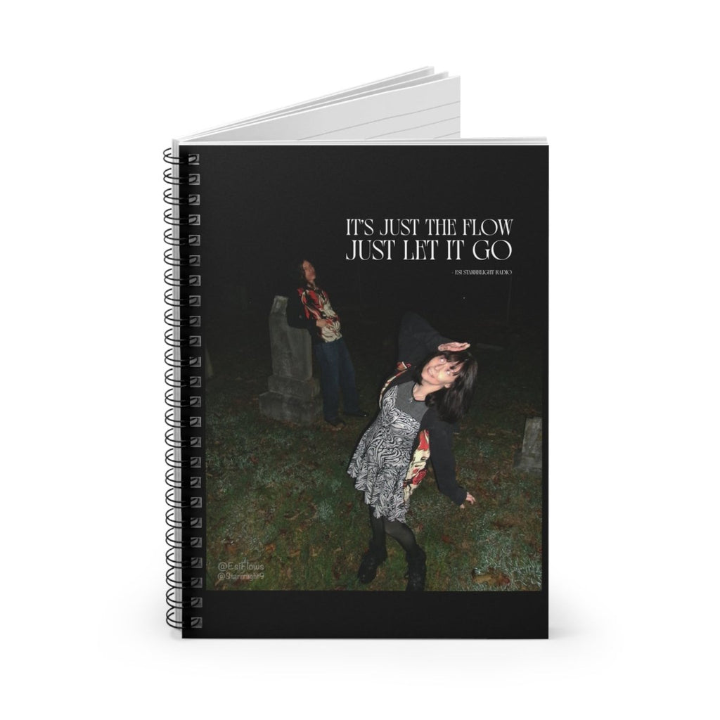 "It's Just The Flow" | Esi Starrrlight Radio x EsiFlows | ***[Spiral Notebook]*** | Cemetery Couple Surrealism - EsiFlows