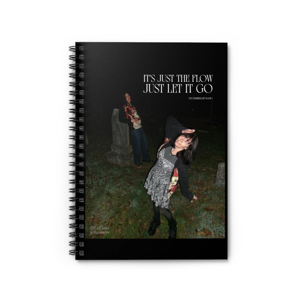 "It's Just The Flow" | Esi Starrrlight Radio x EsiFlows | ***[Spiral Notebook]*** | Cemetery Couple Surrealism - EsiFlows