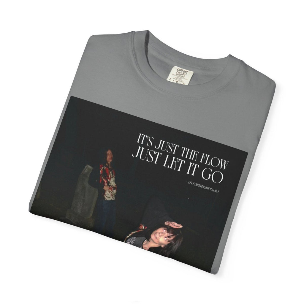 "I'ts just the flow" | ***[Graphic Tee]*** | Esi Starrrlight Radio x EsiFlows | Surreal Fashion Model Flowy T-Shirt - EsiFlows