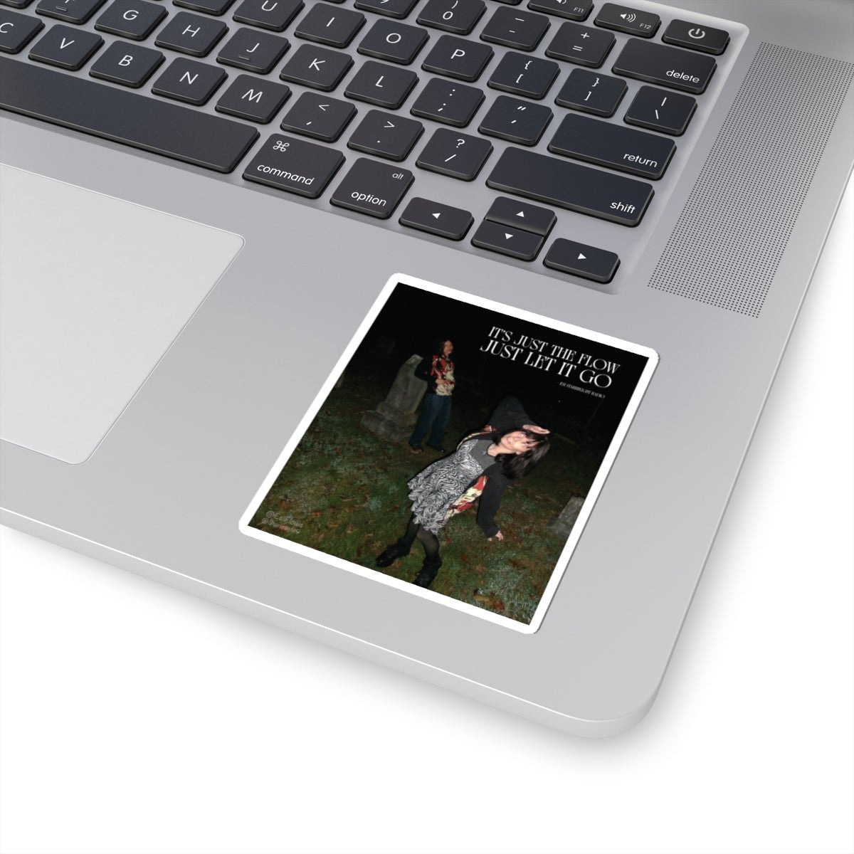 "I'ts just the flow" | ***[Sticker]*** | Esi Starrrlight Radio x EsiFlows | Surreal Fashion Model Flowy Stickers - EsiFlows