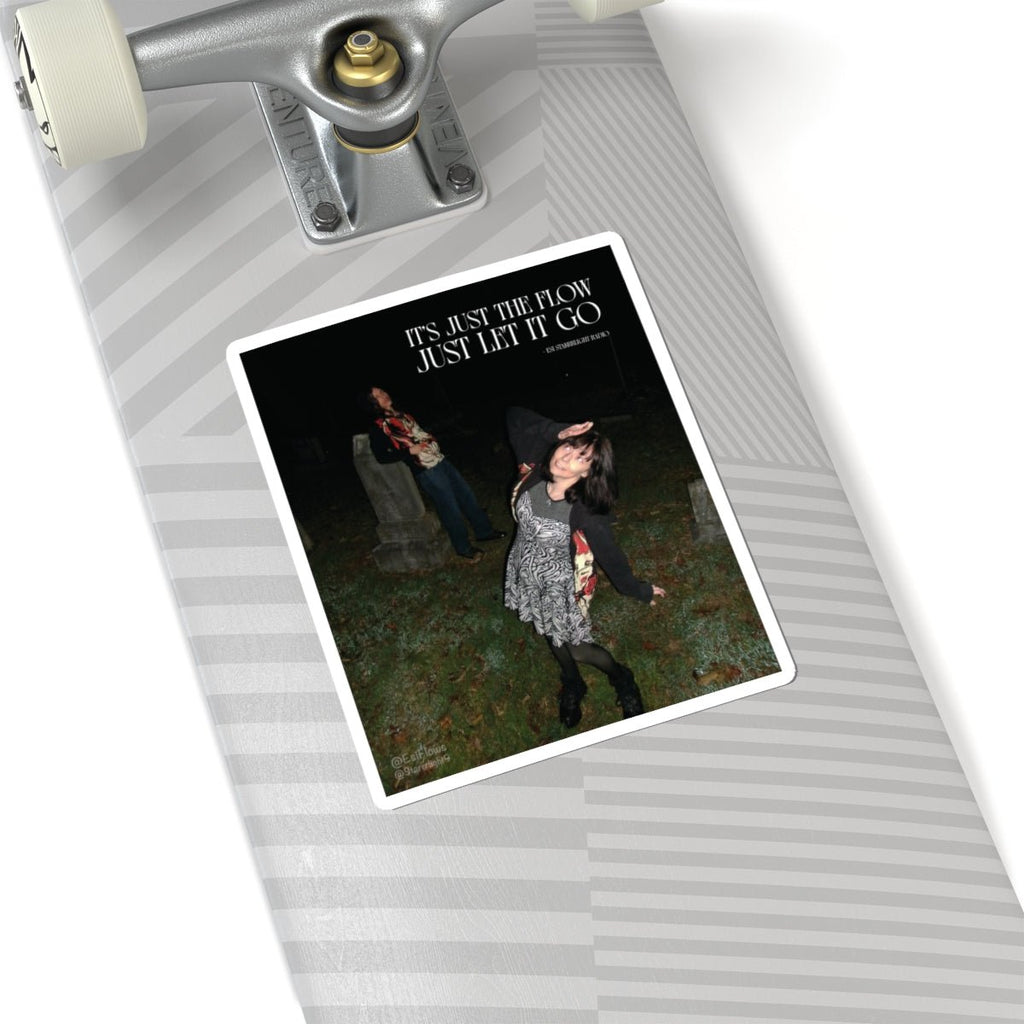 "I'ts just the flow" | ***[Sticker]*** | Esi Starrrlight Radio x EsiFlows | Surreal Fashion Model Flowy Stickers - EsiFlows