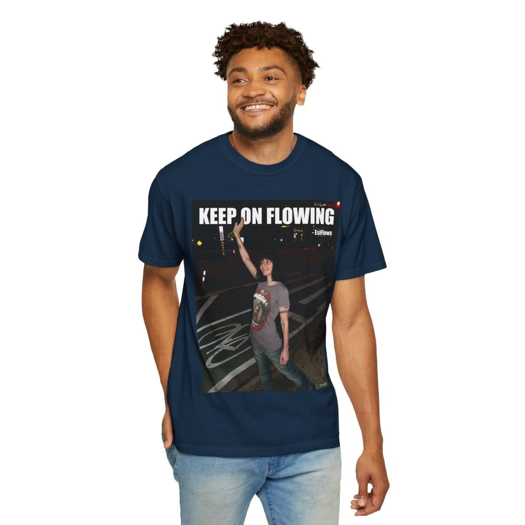 "Keep On Flowing" | ***[Graphic Tee]*** | EsiFlows | Surreal High Fashion Model New York City Vibes T-Shirt - EsiFlows