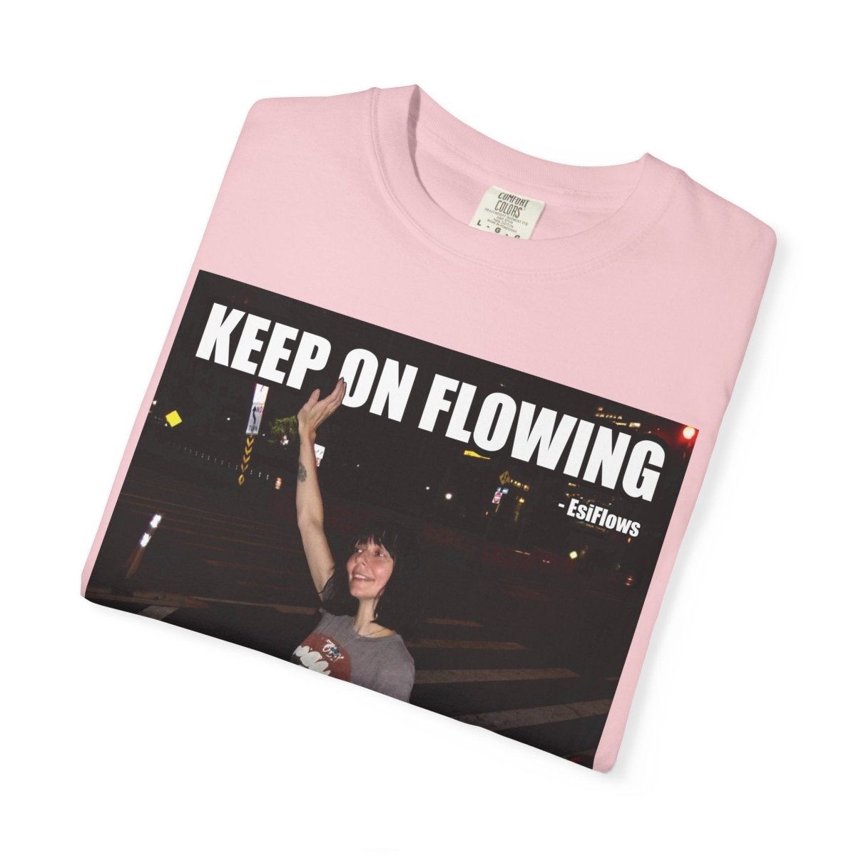 "Keep On Flowing" | ***[Graphic Tee]*** | EsiFlows | Surreal High Fashion Model New York City Vibes T-Shirt - EsiFlows