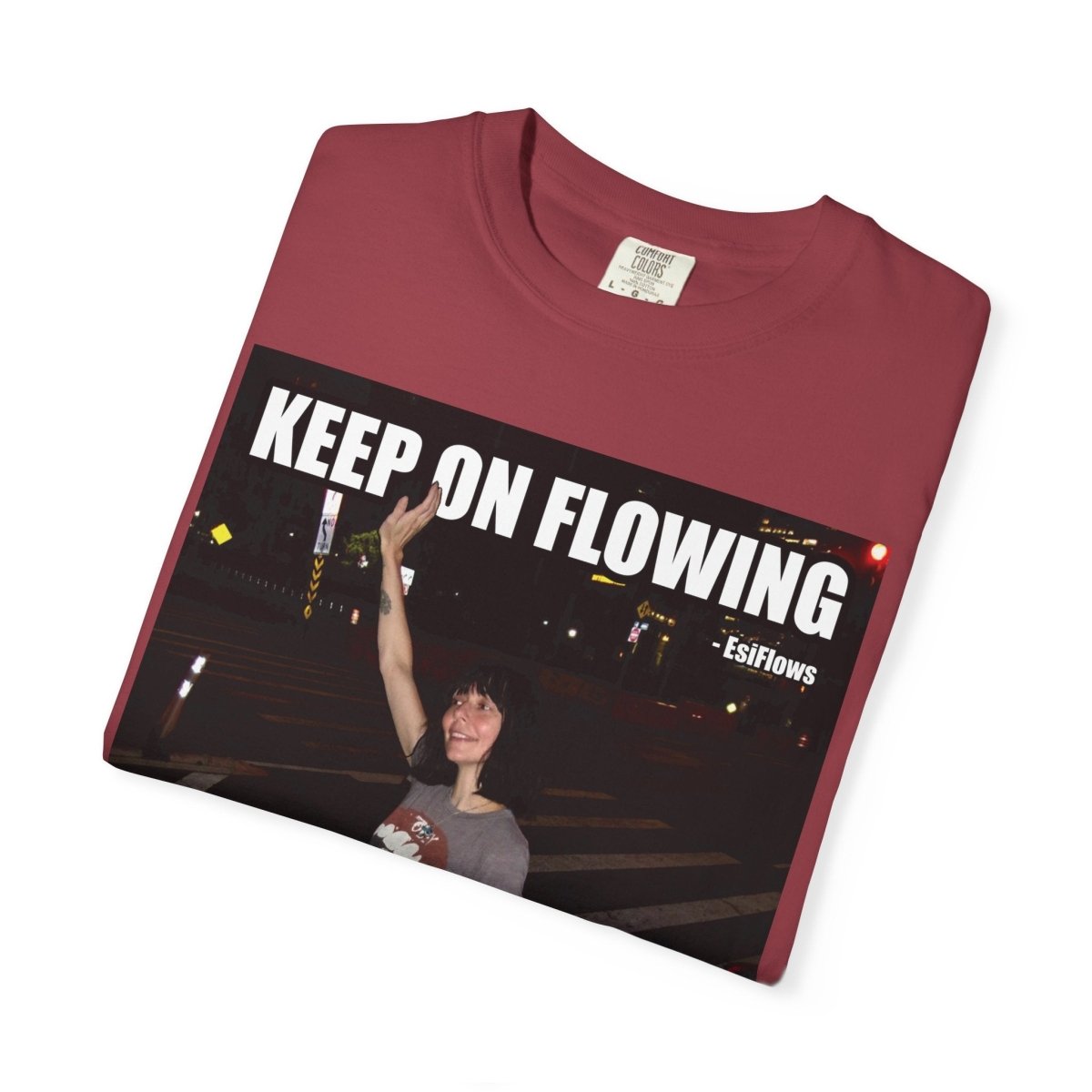 "Keep On Flowing" | ***[Graphic Tee]*** | EsiFlows | Surreal High Fashion Model New York City Vibes T-Shirt - EsiFlows