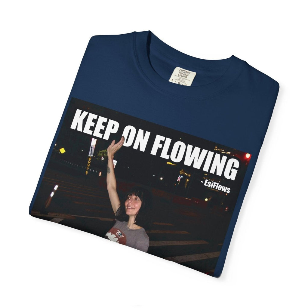 "Keep On Flowing" | ***[Graphic Tee]*** | EsiFlows | Surreal High Fashion Model New York City Vibes T-Shirt - EsiFlows