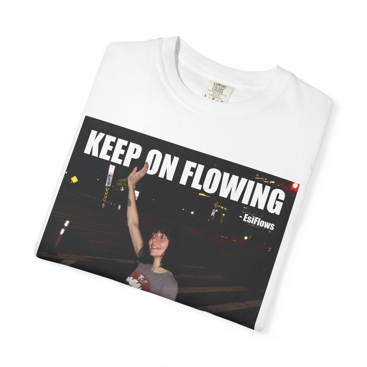 "Keep On Flowing" | ***[Graphic Tee]*** | EsiFlows | Surreal High Fashion Model New York City Vibes T-Shirt - EsiFlows