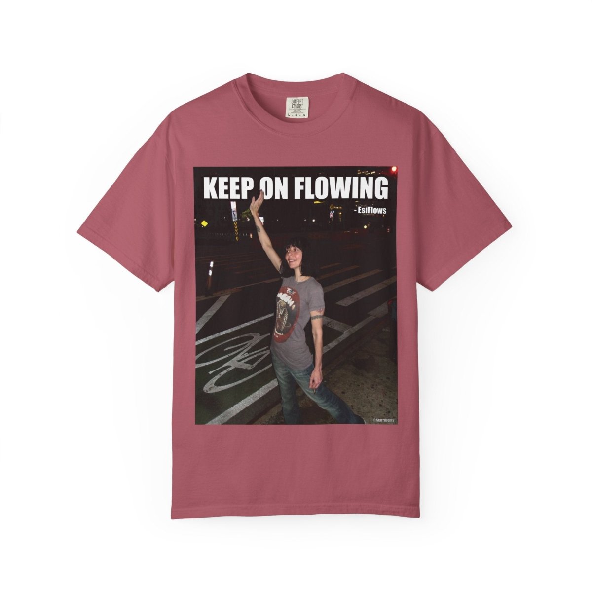 "Keep On Flowing" | ***[Graphic Tee]*** | EsiFlows | Surreal High Fashion Model New York City Vibes T-Shirt - EsiFlows