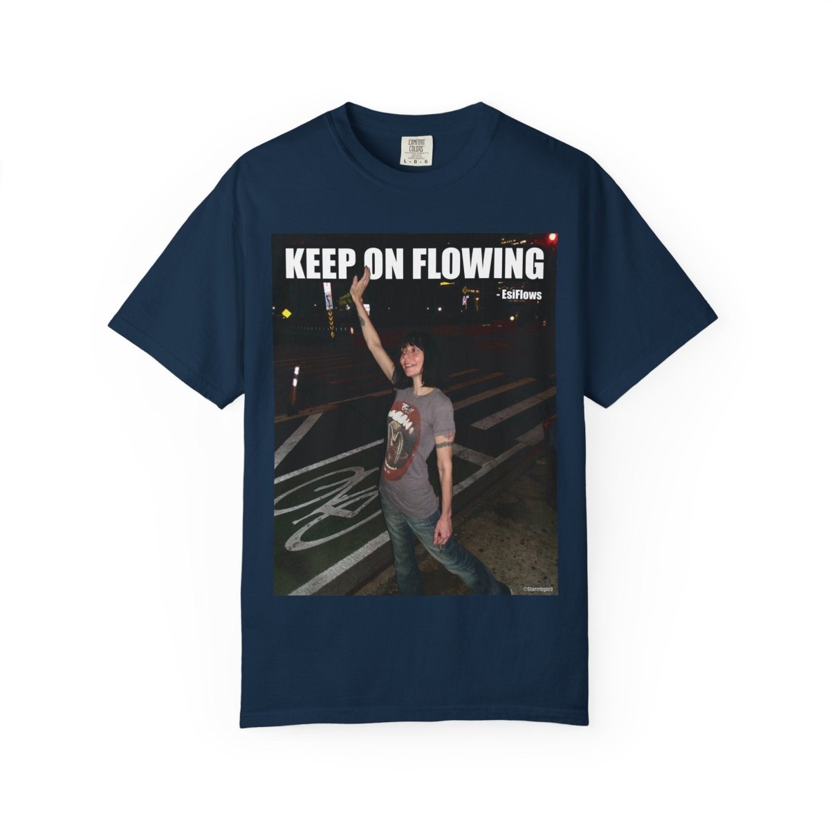 "Keep On Flowing" | ***[Graphic Tee]*** | EsiFlows | Surreal High Fashion Model New York City Vibes T-Shirt - EsiFlows
