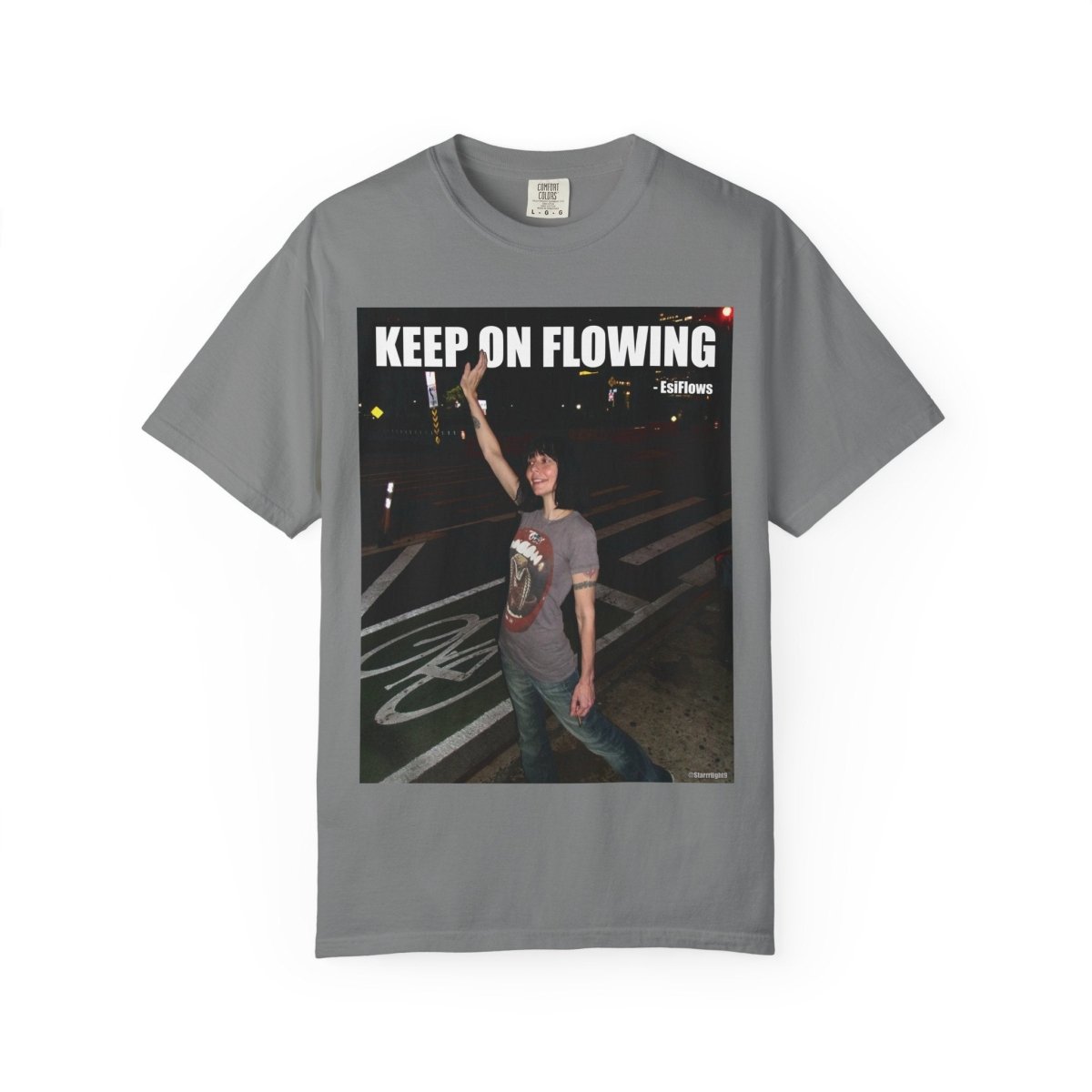 "Keep On Flowing" | ***[Graphic Tee]*** | EsiFlows | Surreal High Fashion Model New York City Vibes T-Shirt - EsiFlows