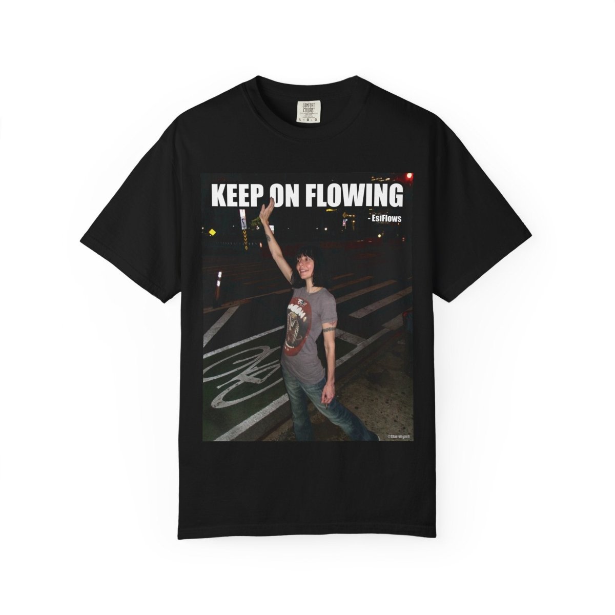 "Keep On Flowing" | ***[Graphic Tee]*** | EsiFlows | Surreal High Fashion Model New York City Vibes T-Shirt - EsiFlows