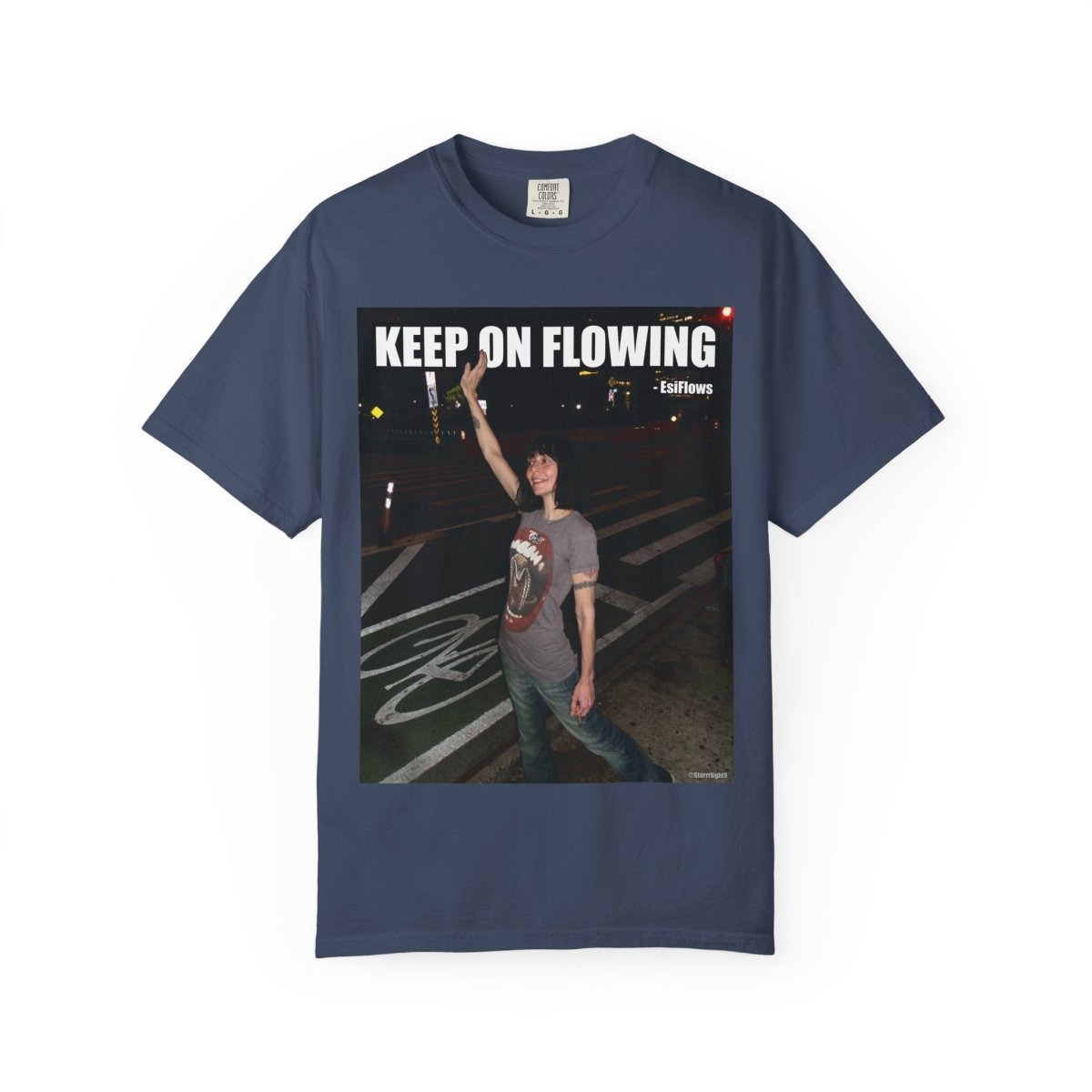 "Keep On Flowing" | ***[Graphic Tee]*** | EsiFlows | Surreal High Fashion Model New York City Vibes T-Shirt - EsiFlows