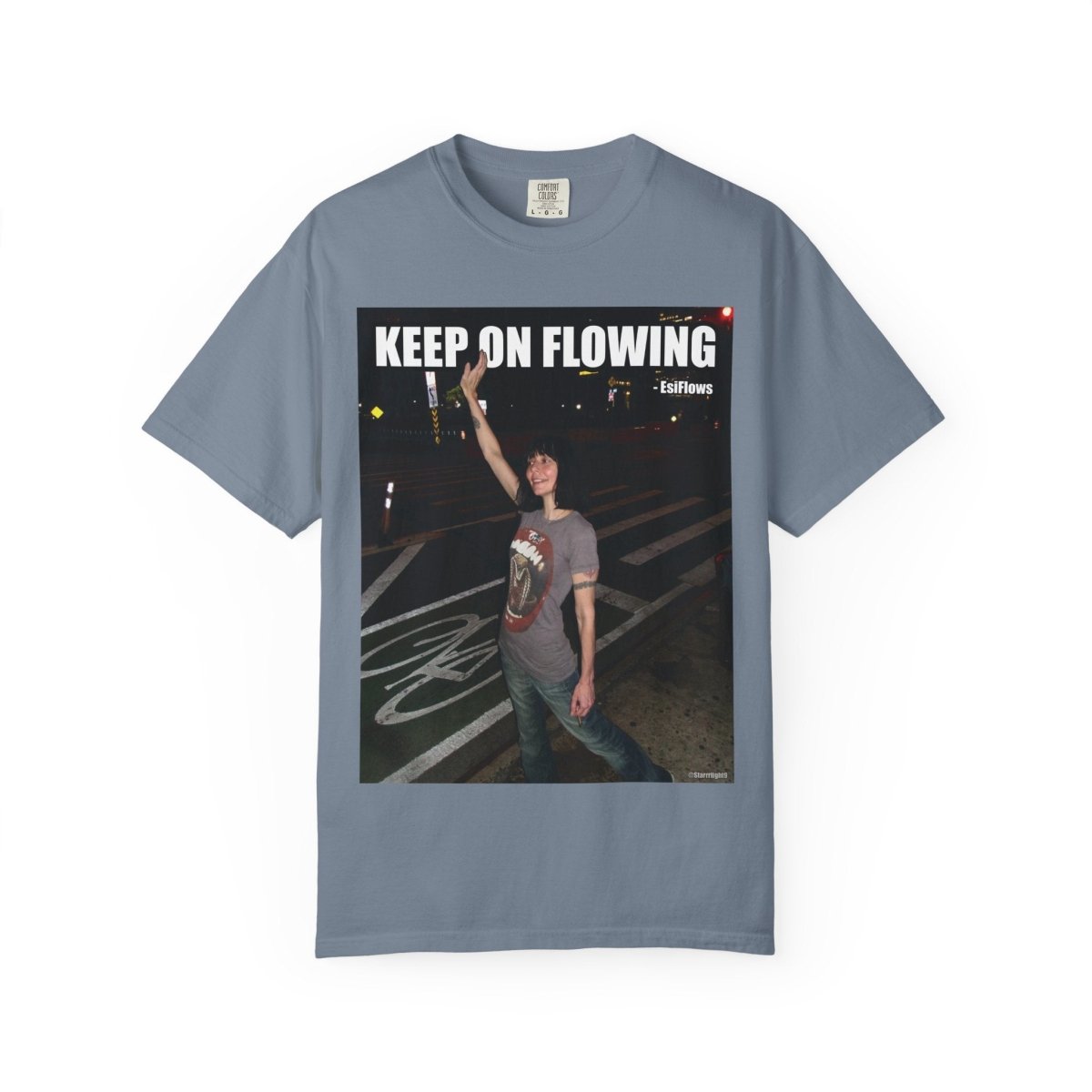 "Keep On Flowing" | ***[Graphic Tee]*** | EsiFlows | Surreal High Fashion Model New York City Vibes T-Shirt - EsiFlows
