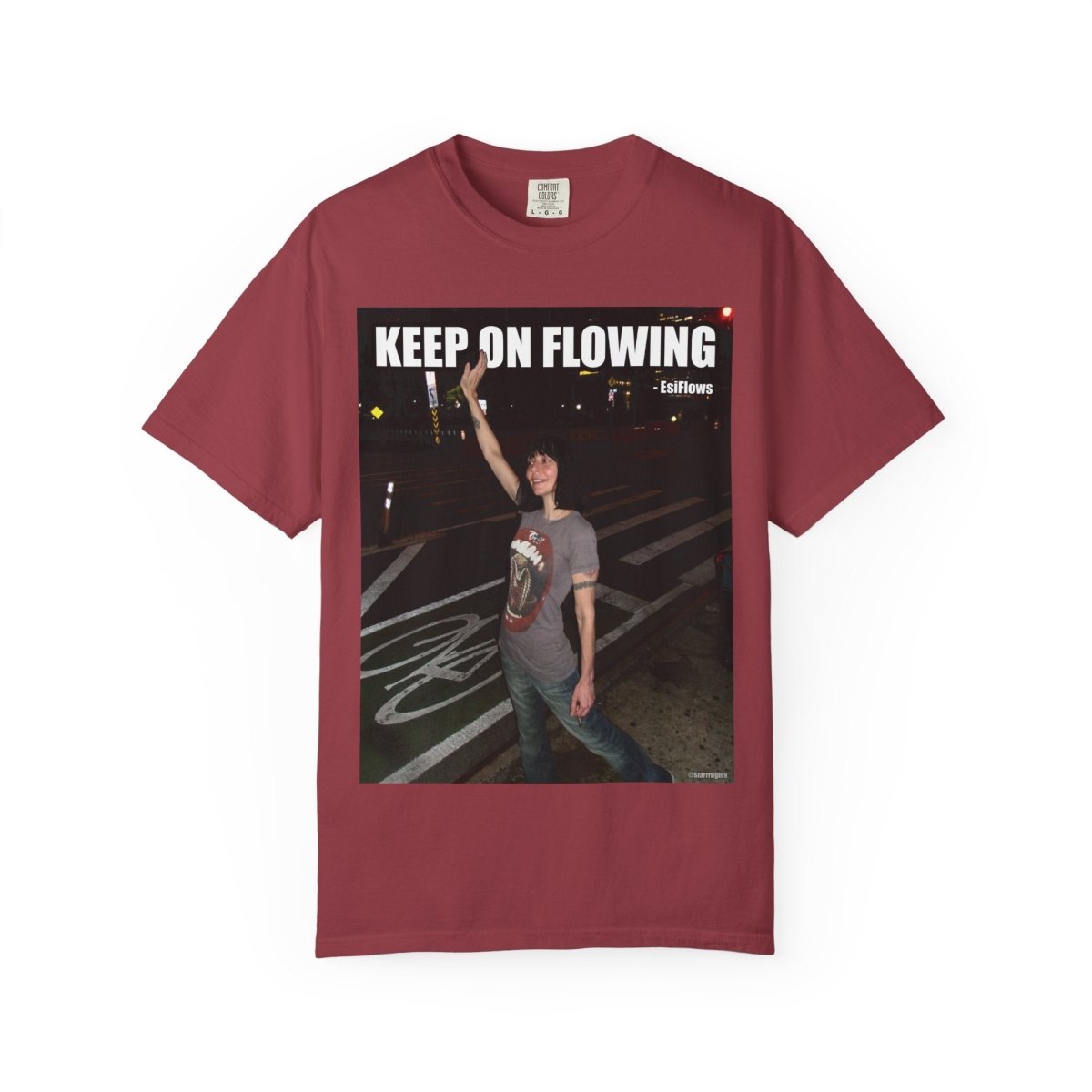 "Keep On Flowing" | ***[Graphic Tee]*** | EsiFlows | Surreal High Fashion Model New York City Vibes T-Shirt - EsiFlows