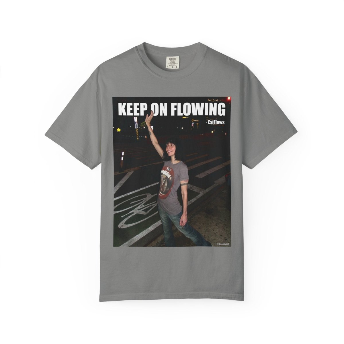 "Keep On Flowing" | ***[Graphic Tee]*** | EsiFlows | Surreal High Fashion Model New York City Vibes T-Shirt - EsiFlows