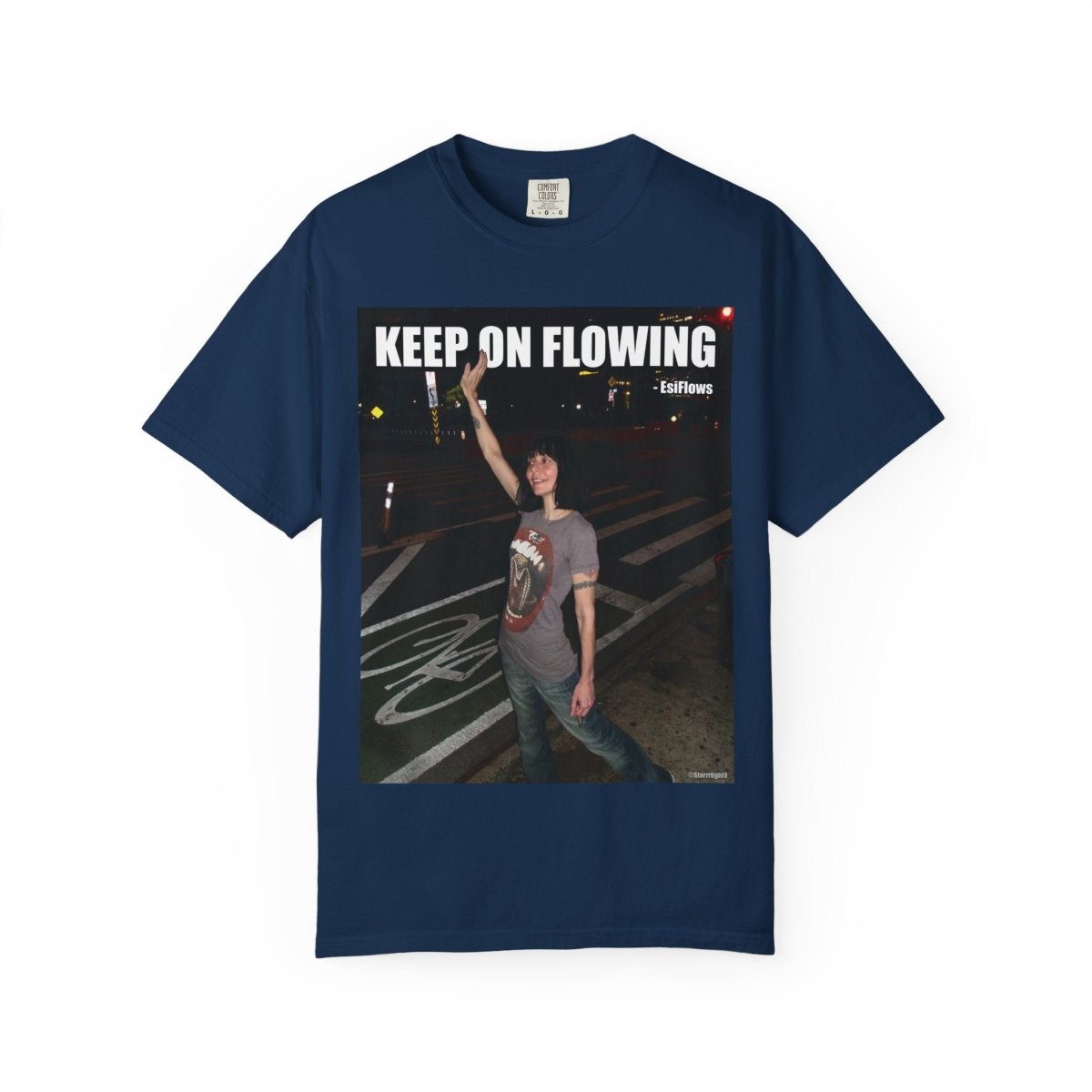 "Keep On Flowing" | ***[Graphic Tee]*** | EsiFlows | Surreal High Fashion Model New York City Vibes T-Shirt - EsiFlows