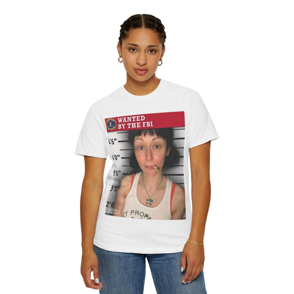 "Wanted By The FBI" | ***[Graphic Tee]*** | Esiflows | Funny FBI T-Shirt Mugshot - EsiFlows