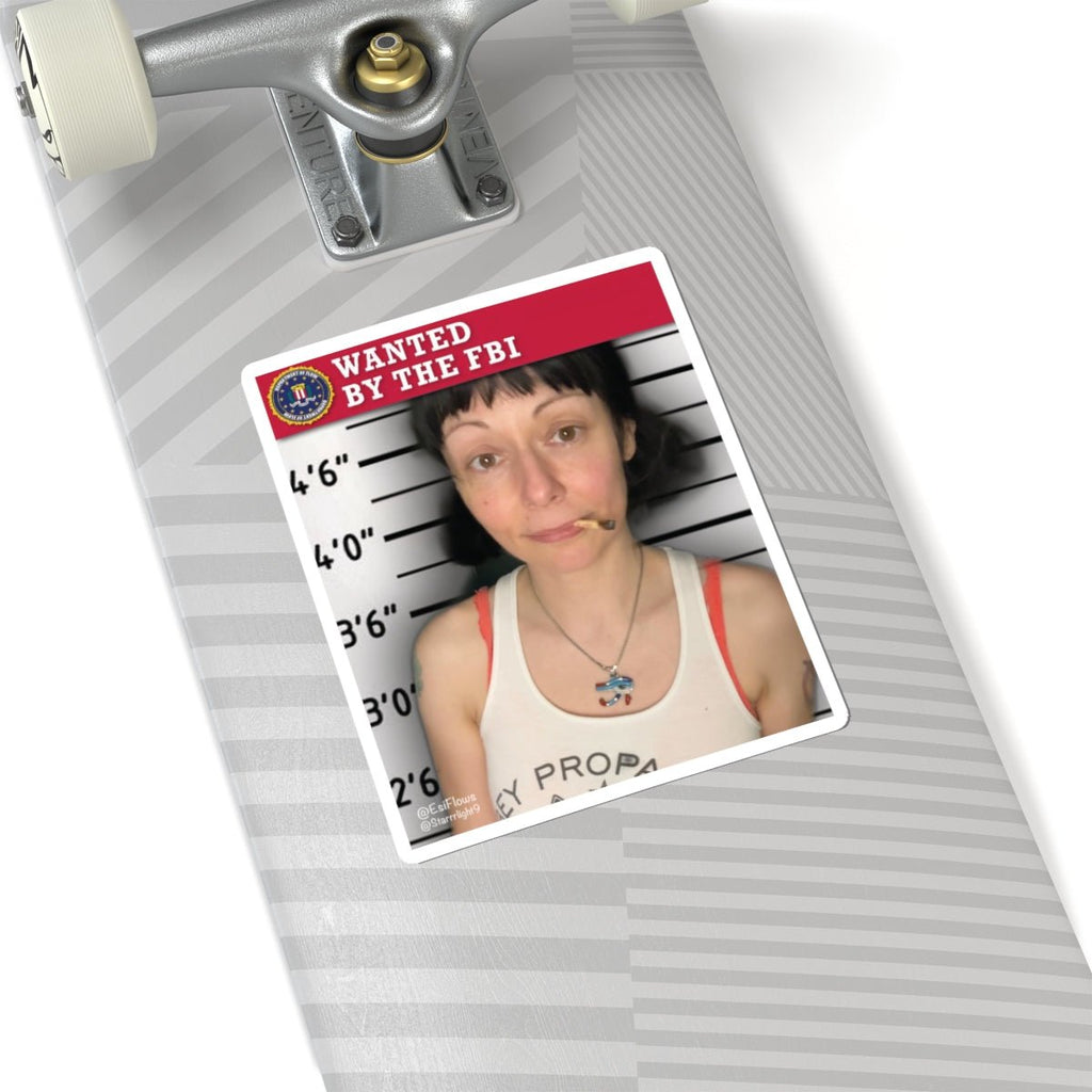 "Wanted By The FBI" | ***[Sticker]*** | Esiflows | Funny FBI Sticker - EsiFlows